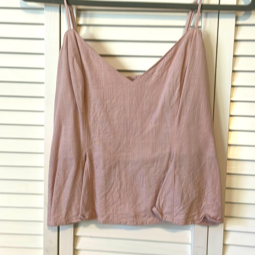 Express peplum pleated top